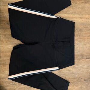 ZYIA metallic rainbow stripe Luxe high rise leggings size 4